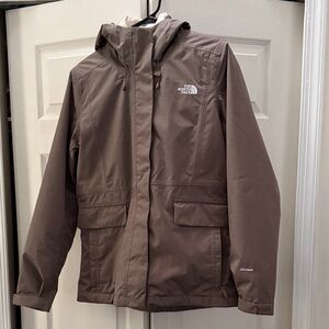 The North Face Triclimate Jacket in Taupe Brown